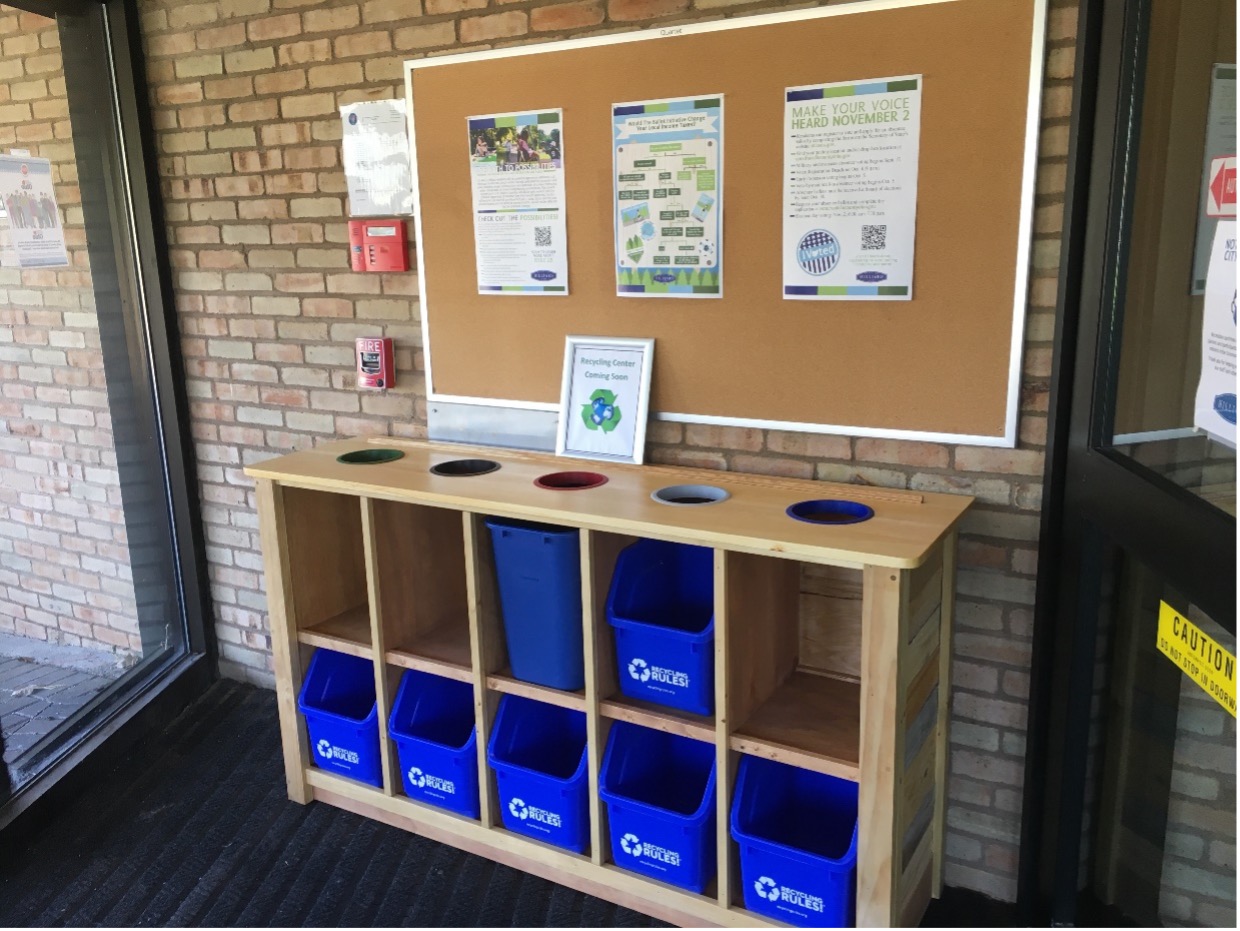 New Recycling Containers at HFAC a Success - Go Green Hilliard