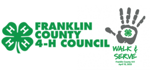 Franklin County 4-H Council Logo and 4-H Walk and Serve Logo